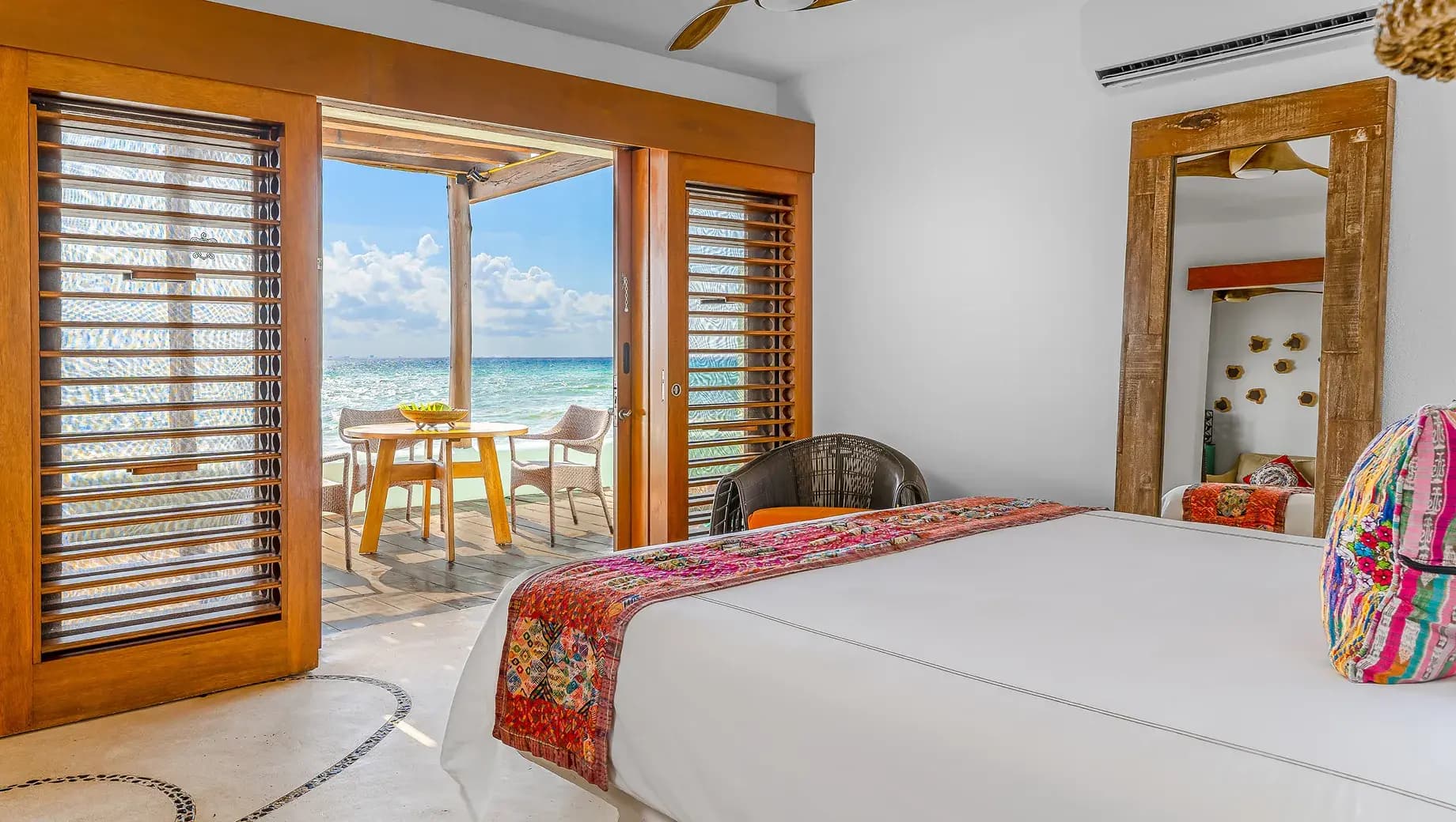 Habitaciones con vista al mar o a los jardines