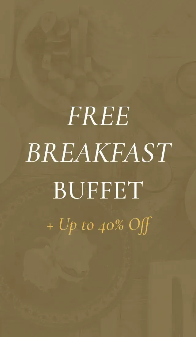 FREE BREAKFAST BUFFET